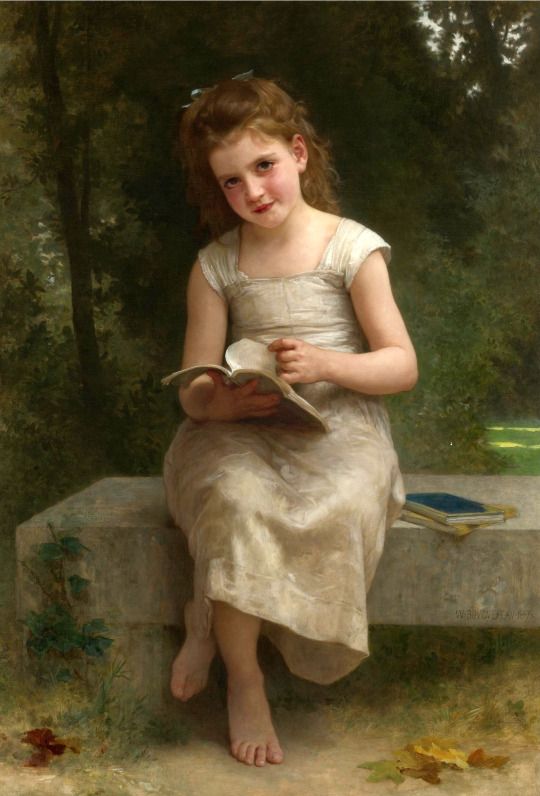 William-Adolphe Bouguereau, The Reading Girl